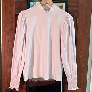 & other stories mock neck long sleeve size medium pale lilac